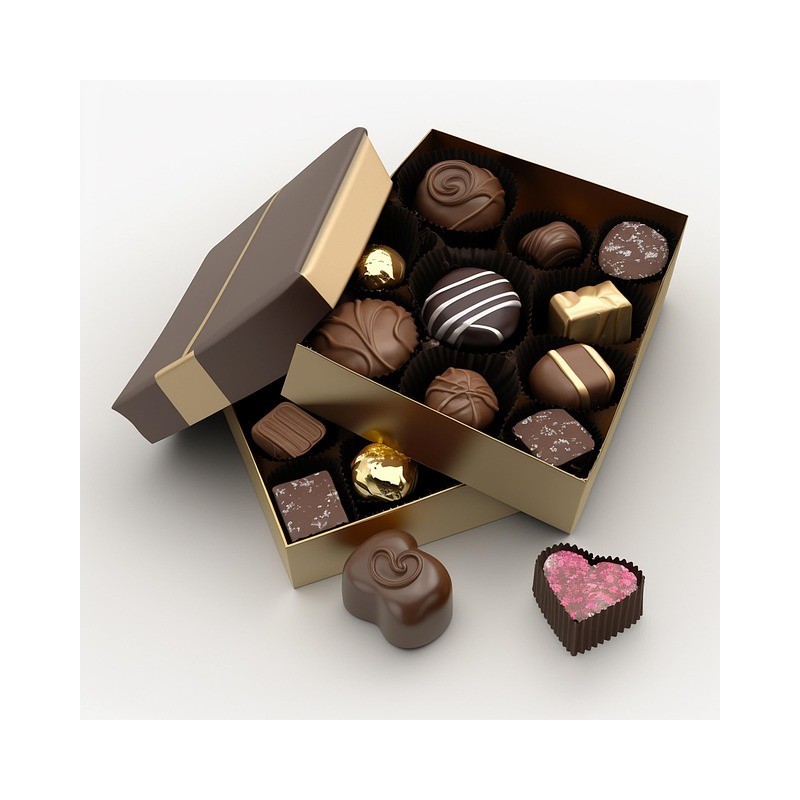 Boite d'assortiment de chocolats